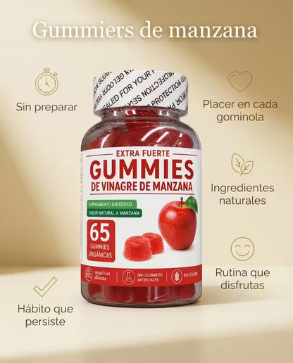 Gummies de Vinagre de Manzana – 60 Gummies