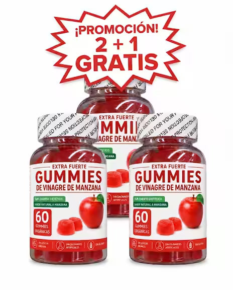 Gummies de Vinagre de Manzana – 60 Gummies